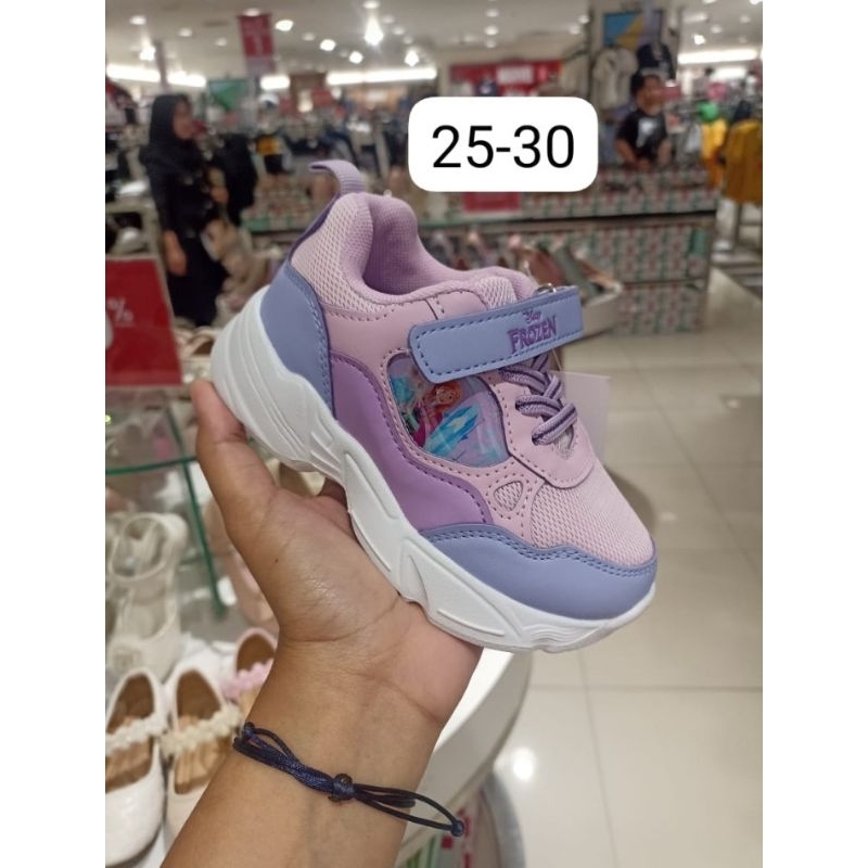 DISNEY - Sepatu Kets Sneakers Anak Perempuan Usia 3-5 Tahun