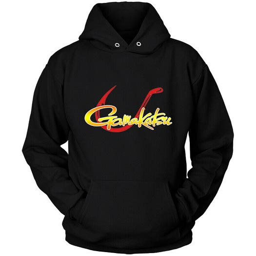 GAMAKATSU FISHING HOOKS LOGO Hoodie Jumper Bahan Cotton Fleece | New Pullover Hoodie