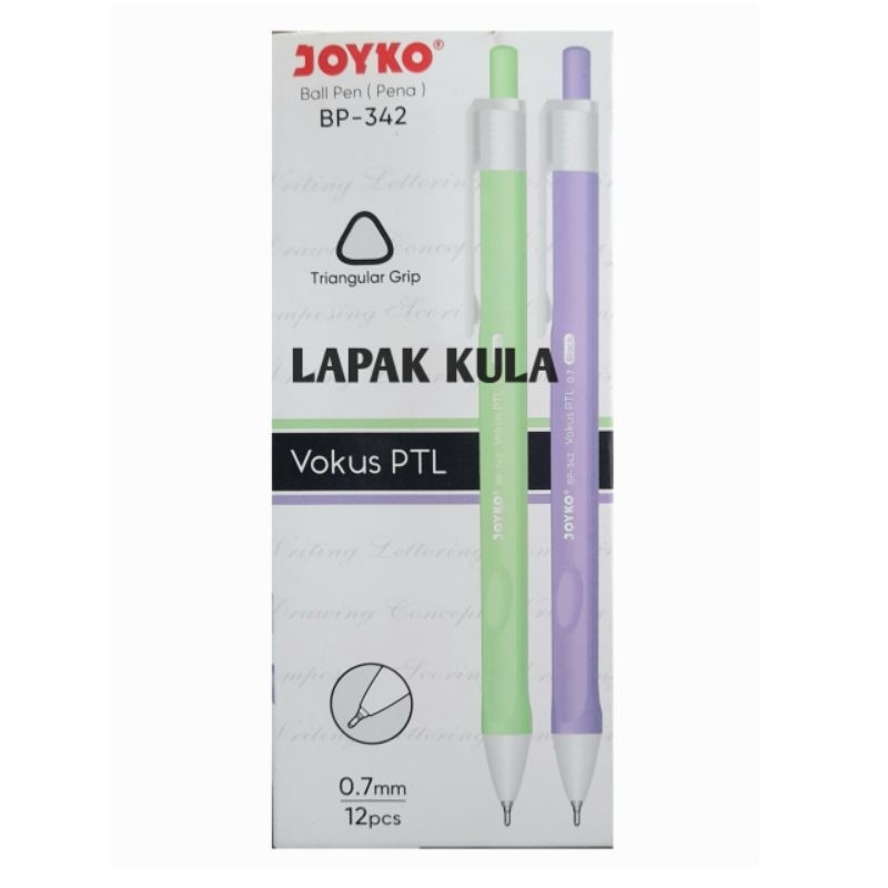 

JOYKO Ballpoint Pulpen joyko Vocus PTL Bp-342 1 pak isi 12 pcs