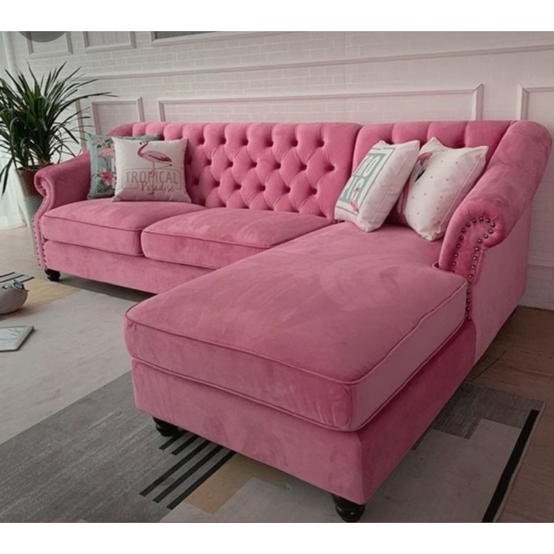 kursi sofa L  putus minimalis sofa bad sudut