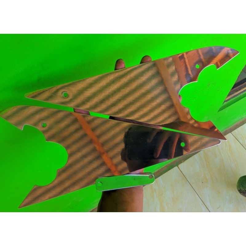 TUTUP FILTER FU/PEMANIS RANGKA FU POLOS CROM