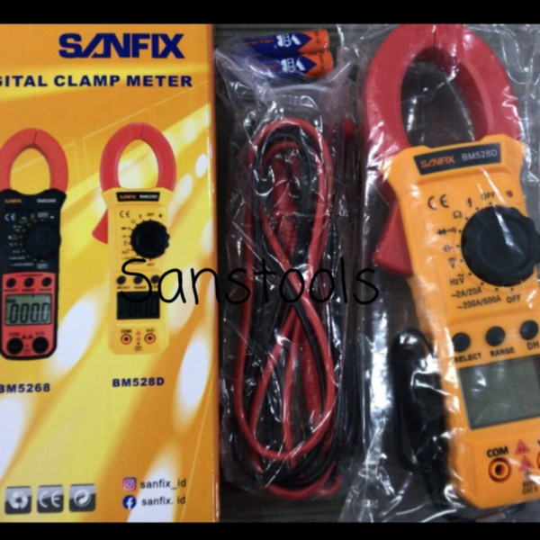 Sanfix BM528D Ac digital clamp meter BM-528D tang ampere amper murah Berkualitas