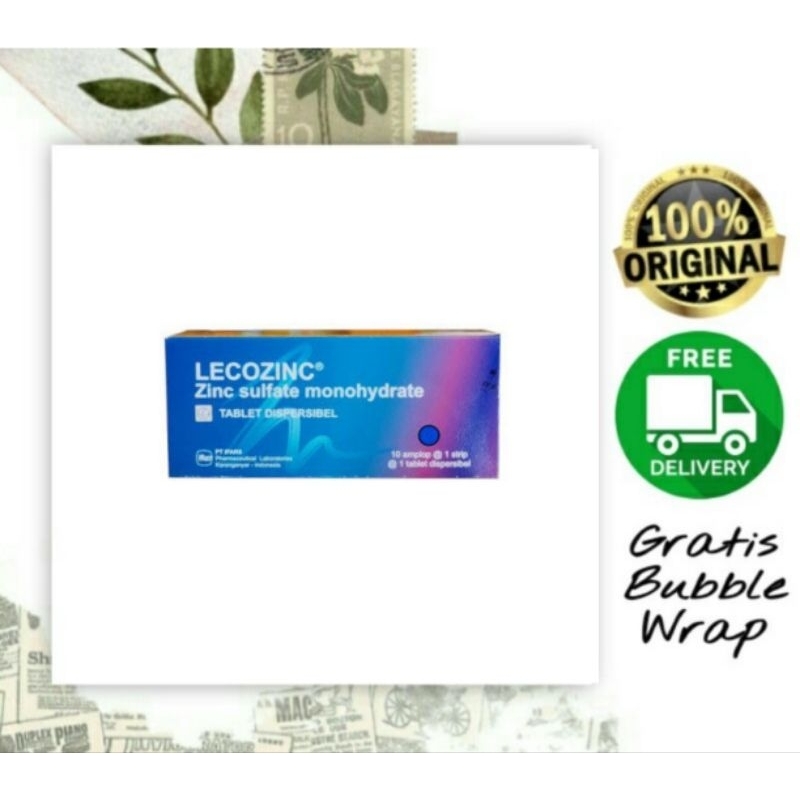 Lecozinc / Terapi Tambahan Diare / Zink 20 mg / Zinc 20 mg
