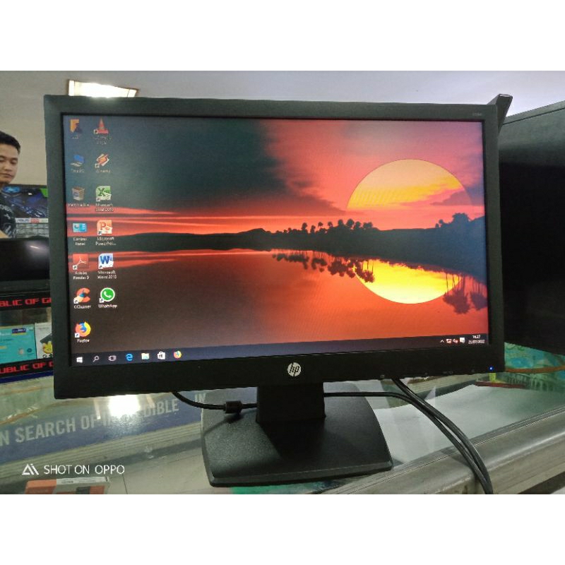 Layar LED MONITOR HP 19inch For Komputer PC /CCTV