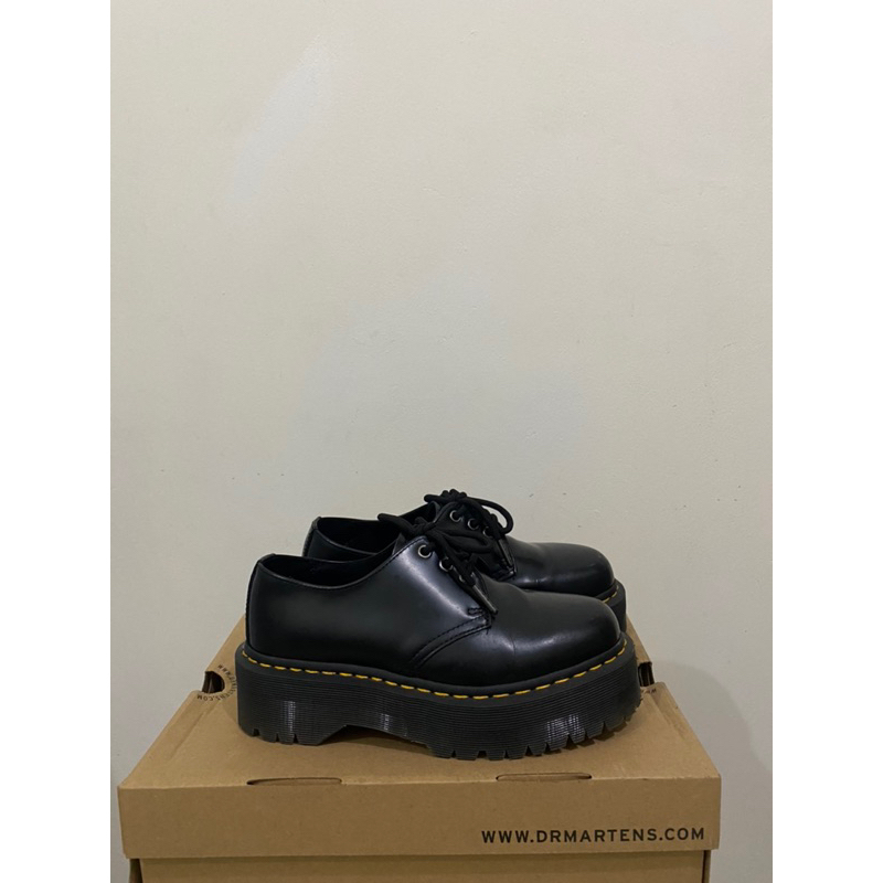 PRELOVED / SECOND DR. MARTENS 1461 QUAD BLACK