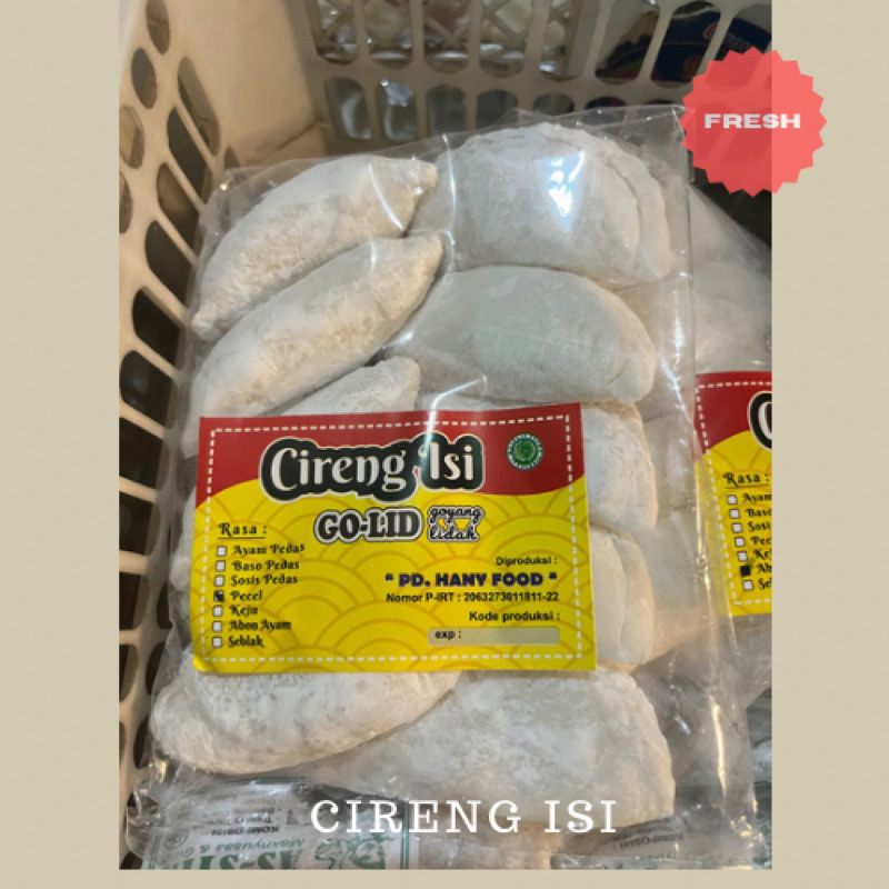 

Cireng Isi pecel Go Lid isi 10