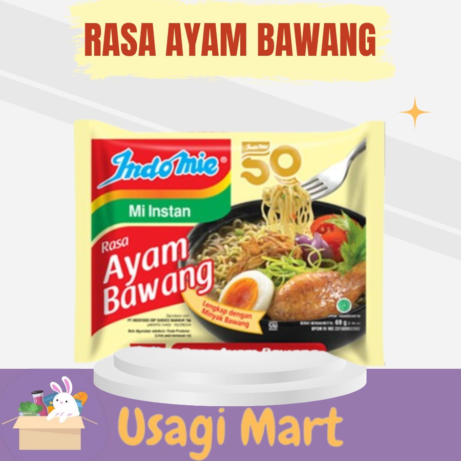

Indomie Rasa Ayam Bawang (Mie Instant Favorite Indonesia)