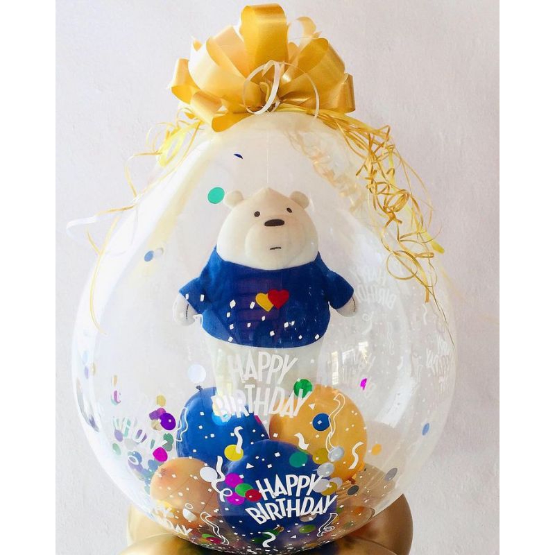 Hampers Baby balon isi Boneka