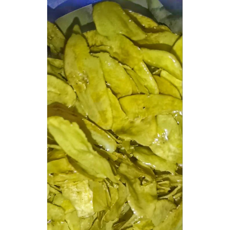 

keripik pisang lumer rasa green tea