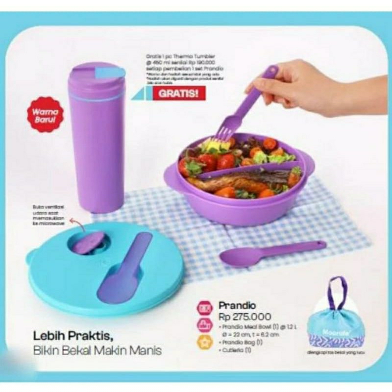 Prandio/tempat makan set free (moorlife)
