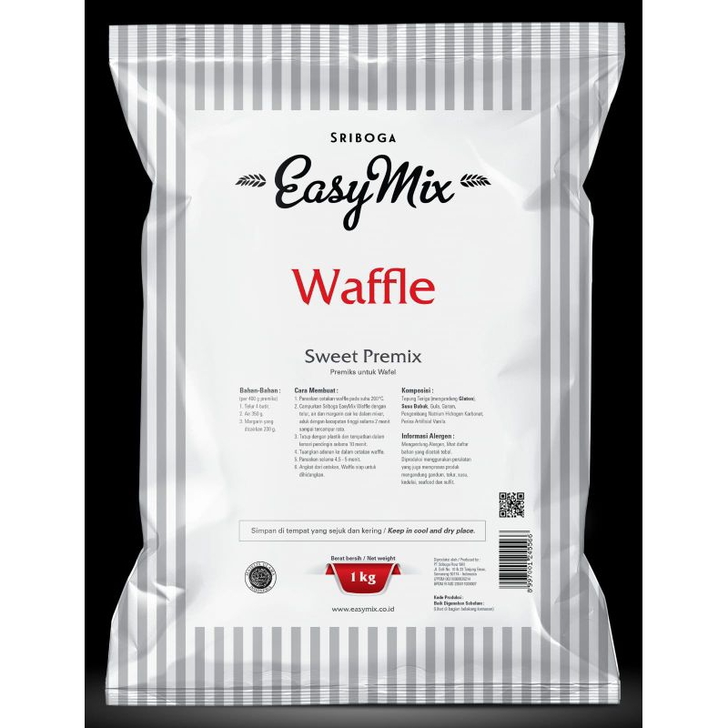 

Tepung Waffel Easymix Sriboga 1kg