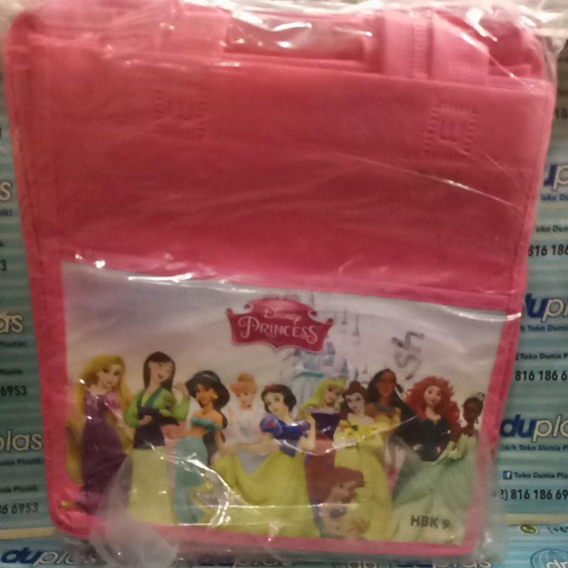 

Handle Box Kantong Ulang Tahun Disney Princess Spunbond 12 pcs / 1 Lusin