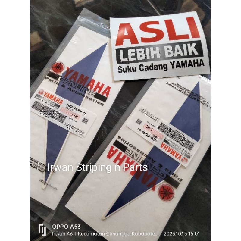 Sticker Stiker Striping Cover Tangki ORIGINAL Yamaha YZF R25 YZF-R25 GP