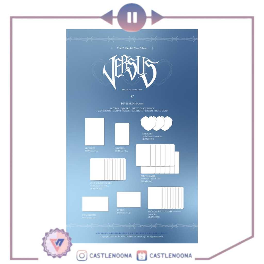 [OPEN PO] VIVIZ - The 4th Mini Album [VERSUS]