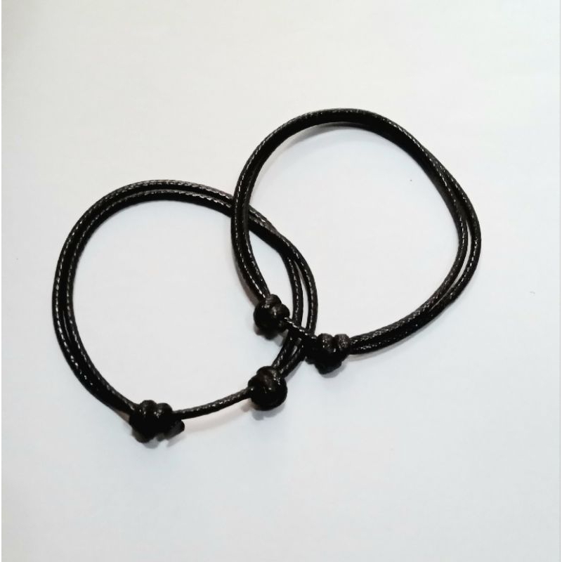 Gelang Hitam Polos Untuk Cowok Cewek / Couple