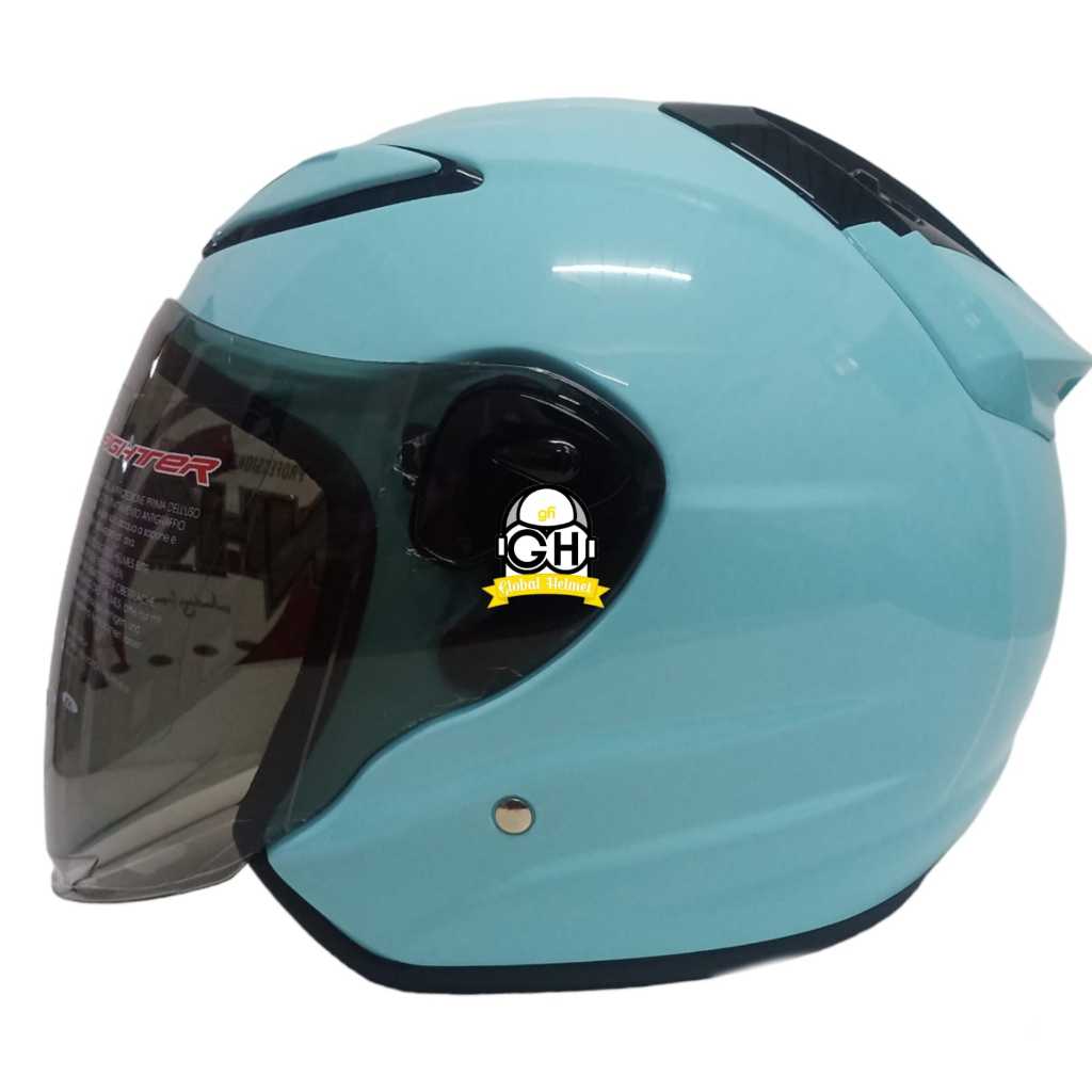 HELM HALF FACE NHK R6 NHK R-6 SOLID POLOS LIGHT TOSCA