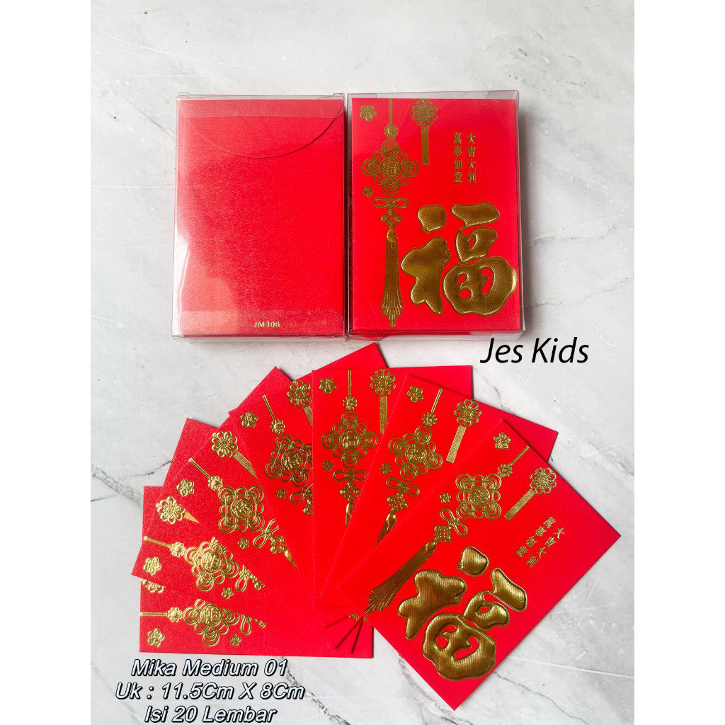 

ANGPAO IMLEK FUK FU /FUNG PAU HONGBAO FUK KOTAK MIKA