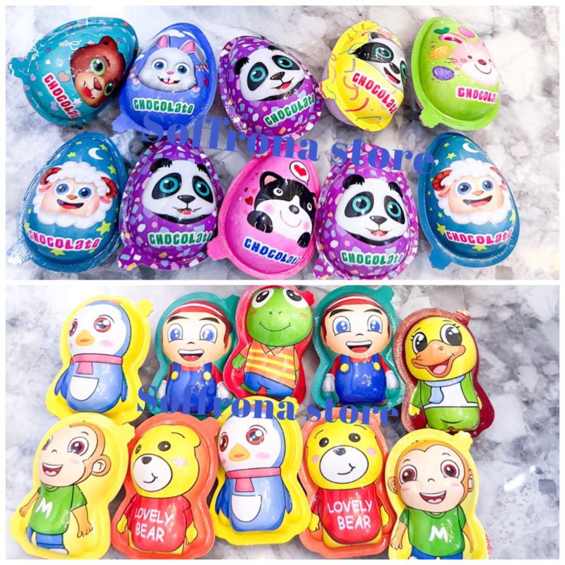 

LIANGGUI CHOCOLATE COMPOUND SUSU MILK COKELAT EGG per 10 pcs