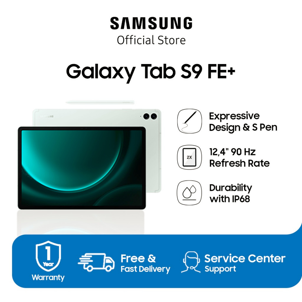 SAMSUNG TAB S9 FE PLUS WIFI 8/128GB GARANSI RESMI