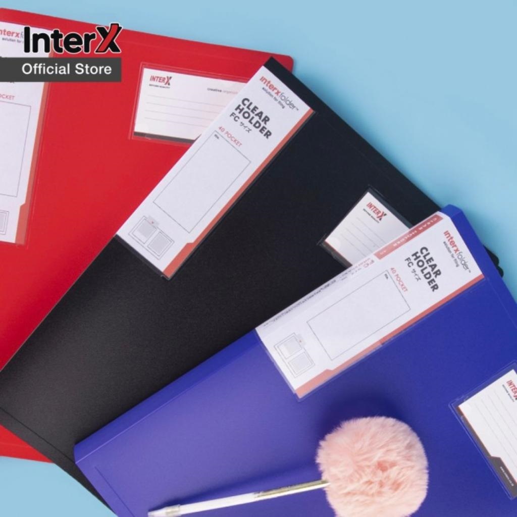 

Display Album F4 (Folio) / Clear Holder FC 40 Pocket Interxfolder