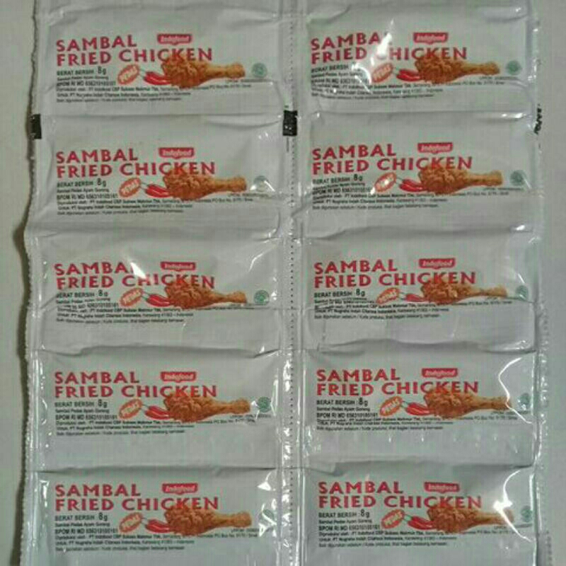 

~MOS~ Sambal Fried Chicken Idofood. Sambal Sachet