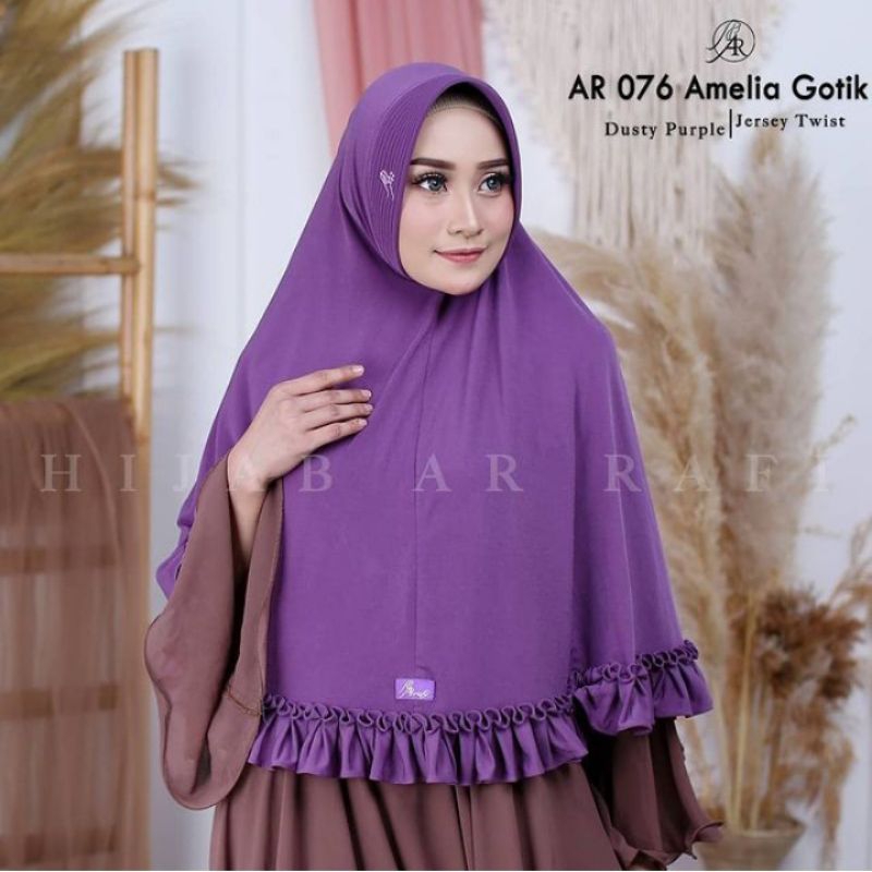 Jilbab Hijab Instan Instant Kerudung Bergo Terbaru Kekinian Arrafi AR 076 Terbaru Kekinian Viral Ant