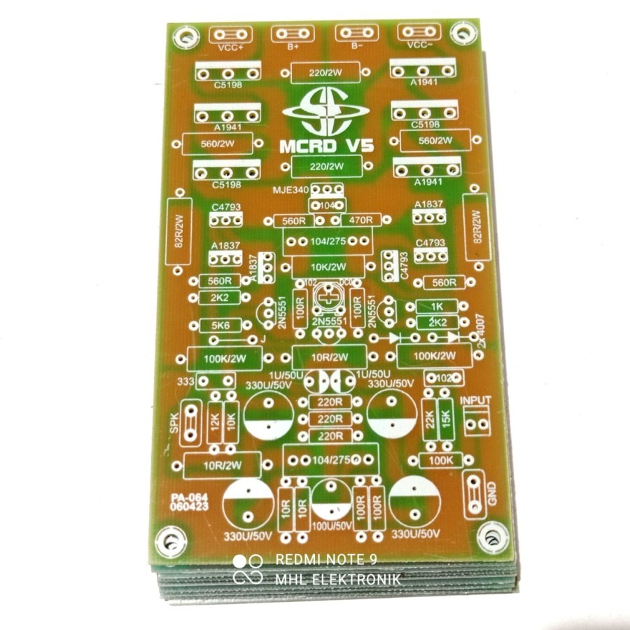 PCB MCRD V5 FIBER FR4 TERBARU FIBER ATAU PERTINAK FR2