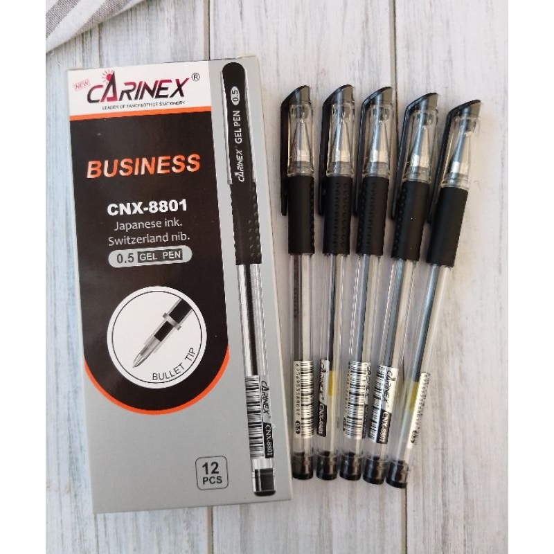 

(12PC) BULPOIN GEL CARINEX CNX-8801 0.5 HITAM