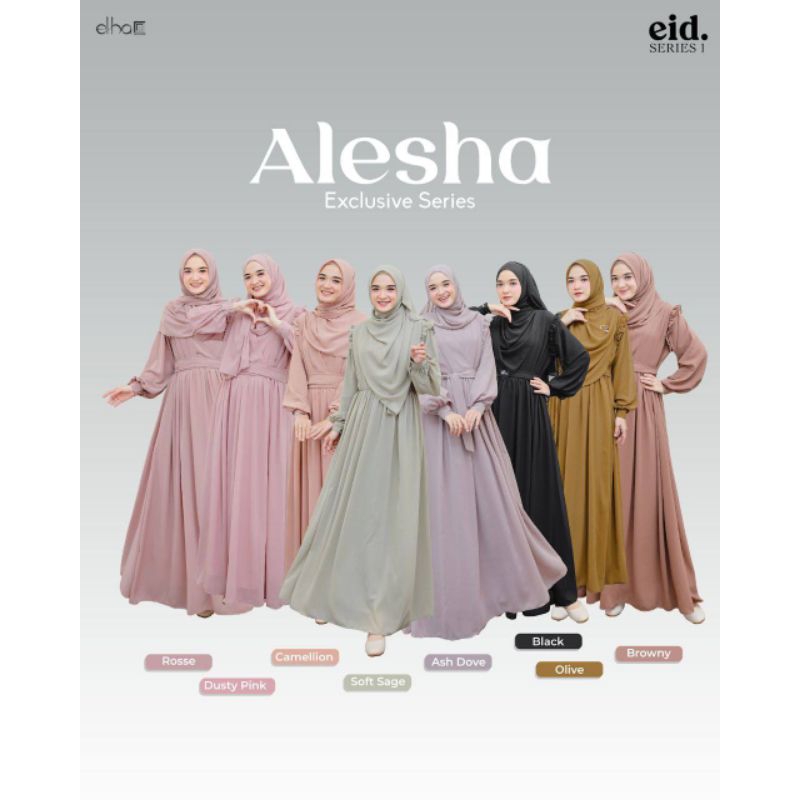 Open PO Alesha Series By Elha Indonesia ORI