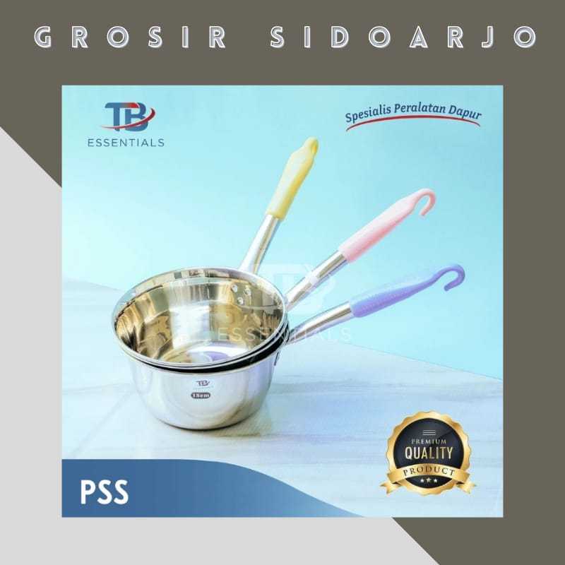 Panci susu Stainless / Panci Rebus gagang Plastik / Panci SUSU 18cm / Panci 16cm