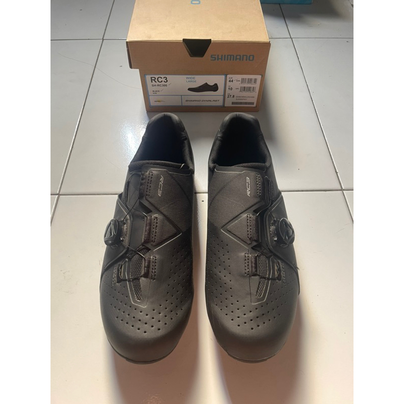 Sepatu Cleat Roadbike Shimano RC3 Black Second Like New (Size 44)