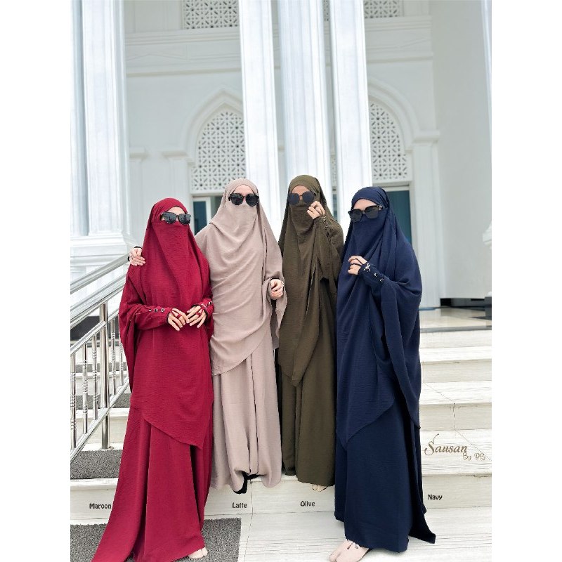 TERMURAH... SET SYARI ORI DUTA BUSANA SAUSAN SERIES