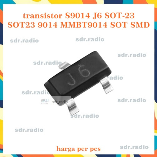 transistor S9014 J6 SOT-23 SOT23 9014 MMBT9014 SOT SMD