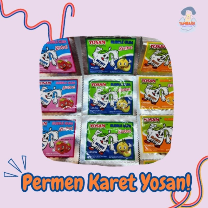 

permen karet yosan