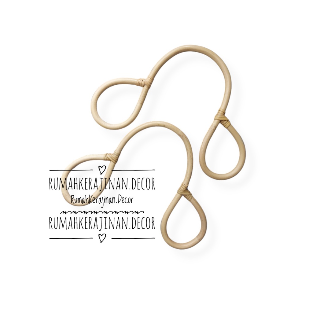 handle tas/pegangan tas rotan/aksesoris tas/accessoris tas/handbag