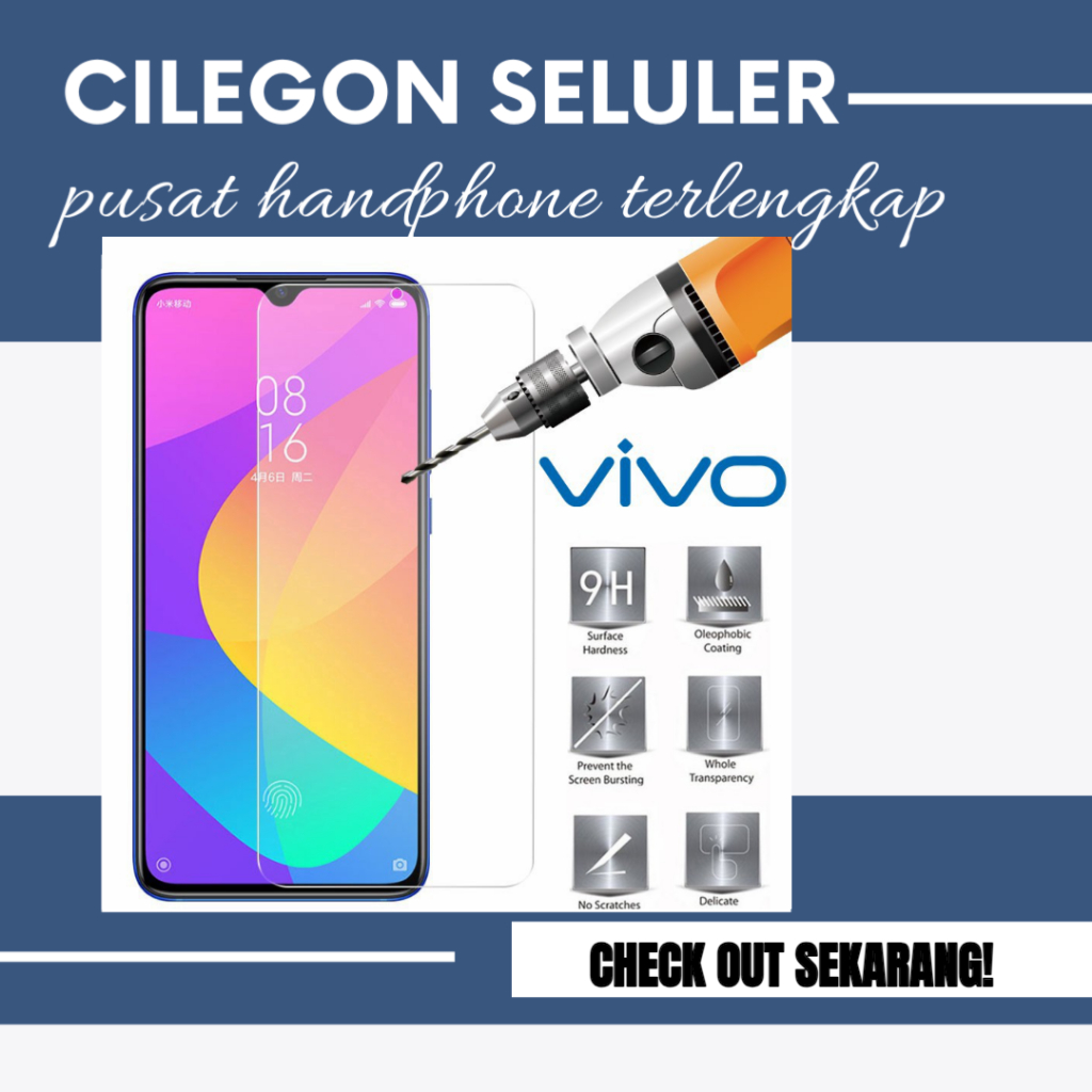 Temper Glass Vivo Y1S ANTI GORES KACA BENING - Y1S