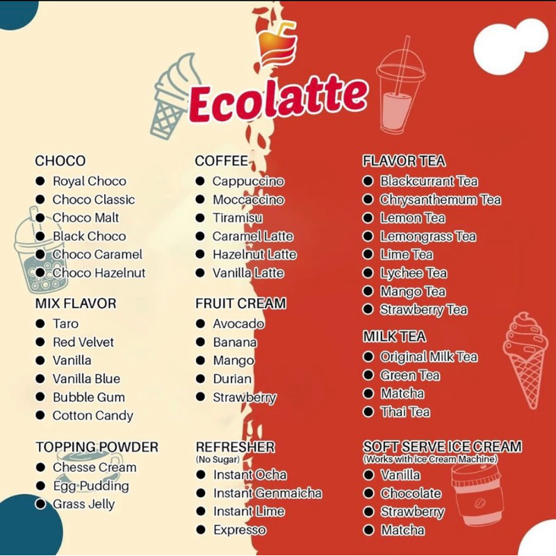 

bubuk minuman ECOLATTE 1kg