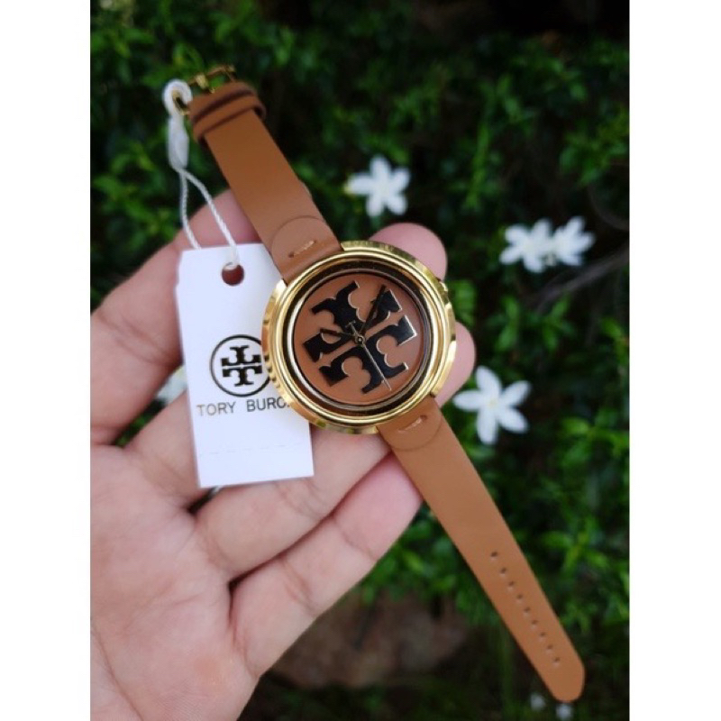 jam tangan wanita TORY BURCH super premium batrai strap leather