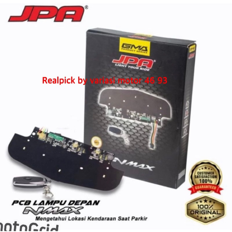 lampu led depan nmax 155 / aerox 155 lampu pcb aeeox nmax pcb jpa original
