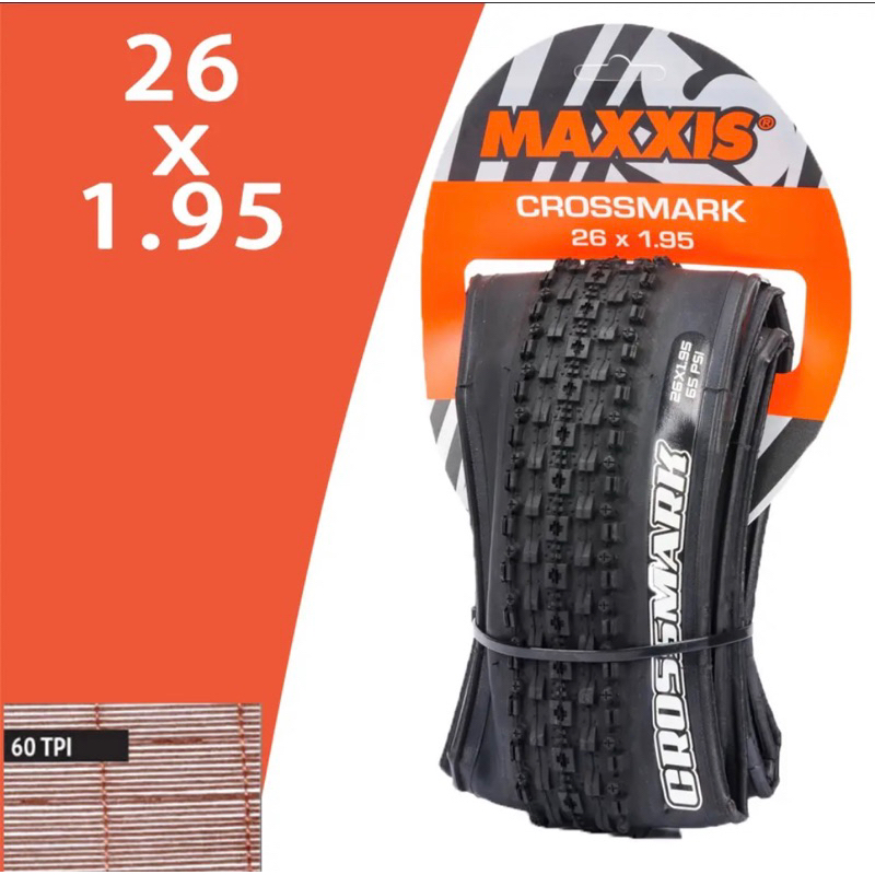 Ban Luar Maxxis Crossmark 26 x 1.95 Black