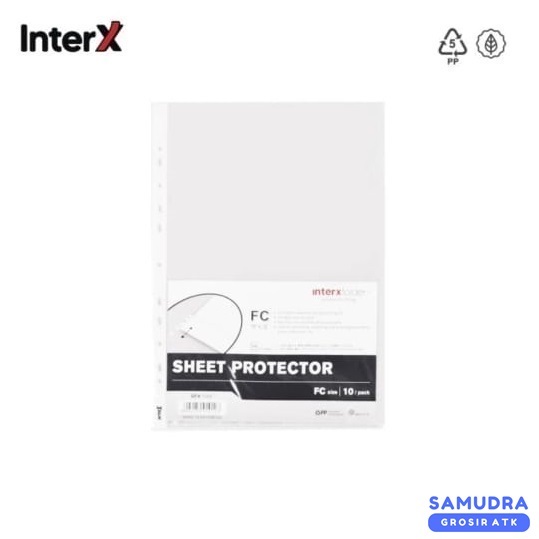 

Interxfolder PP Pocket F4 / Sheet Protector FC (Folio)