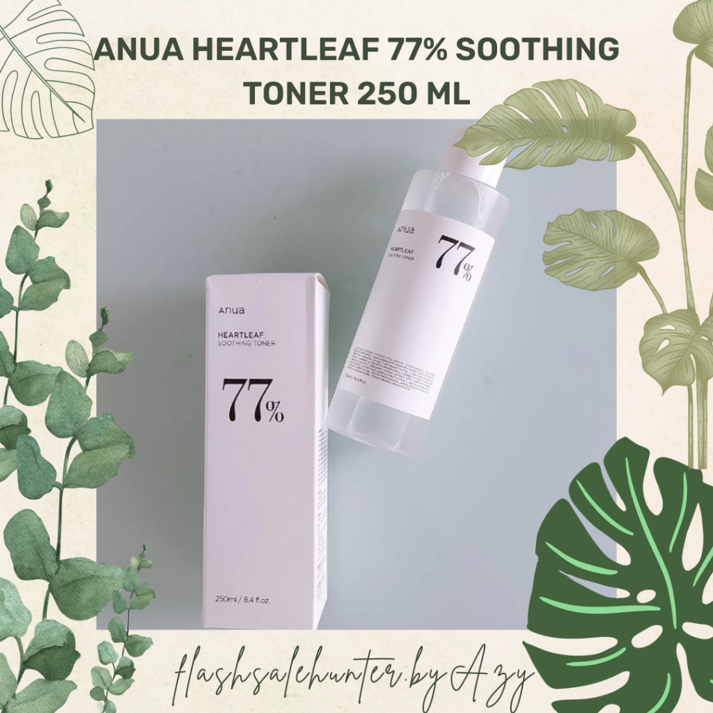 ANUA Heartleaf 77% Soothing Toner 250 ml / houttuynia cordata centella asiatica sugar cane panthenol