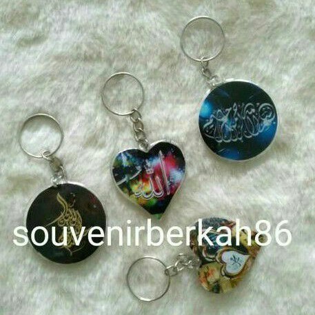 ISI 100PCS SOUVENIR GANTUNGAN KUNCI KALIGRAFI BENING OLEH-OLEH HAJI UMROH SOUVENIR PERNIKAHAN SOUVEN