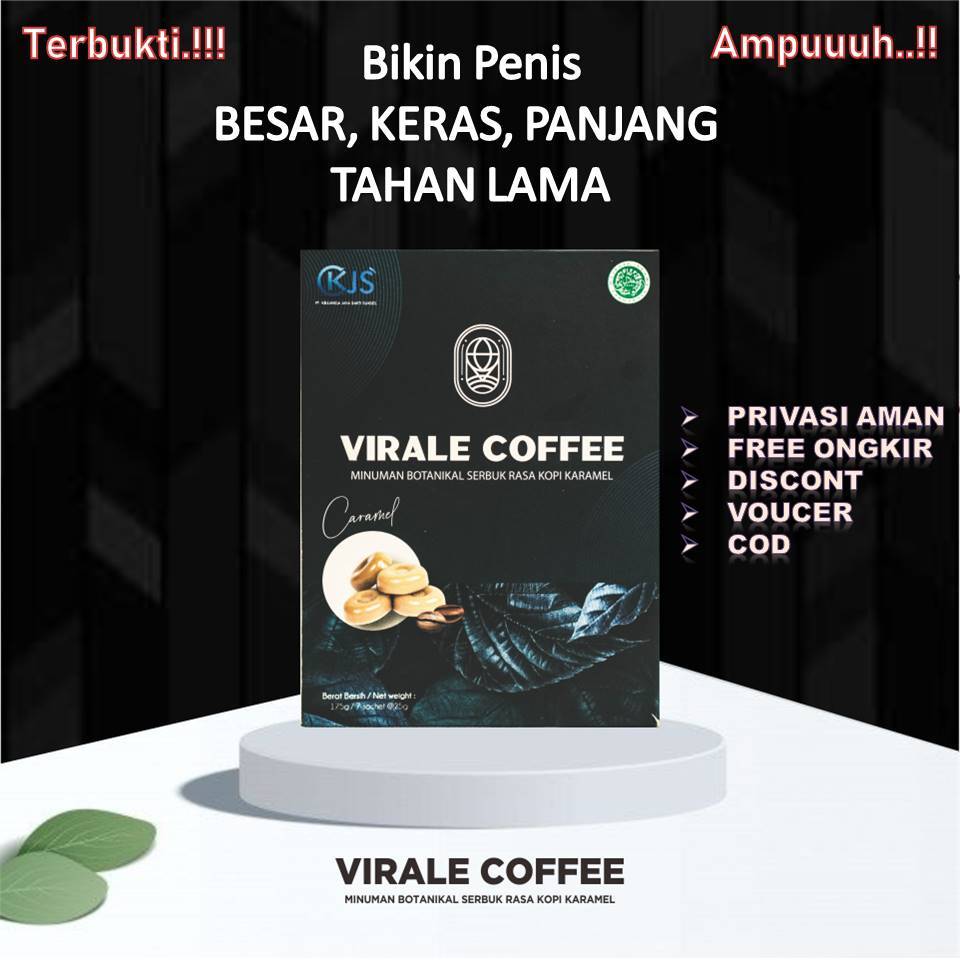 

Minuman Pembesar Mr P Permanen VIRALE COFFEE Obat Penambah Ukuran Vitalitas Pria Alami BPOM