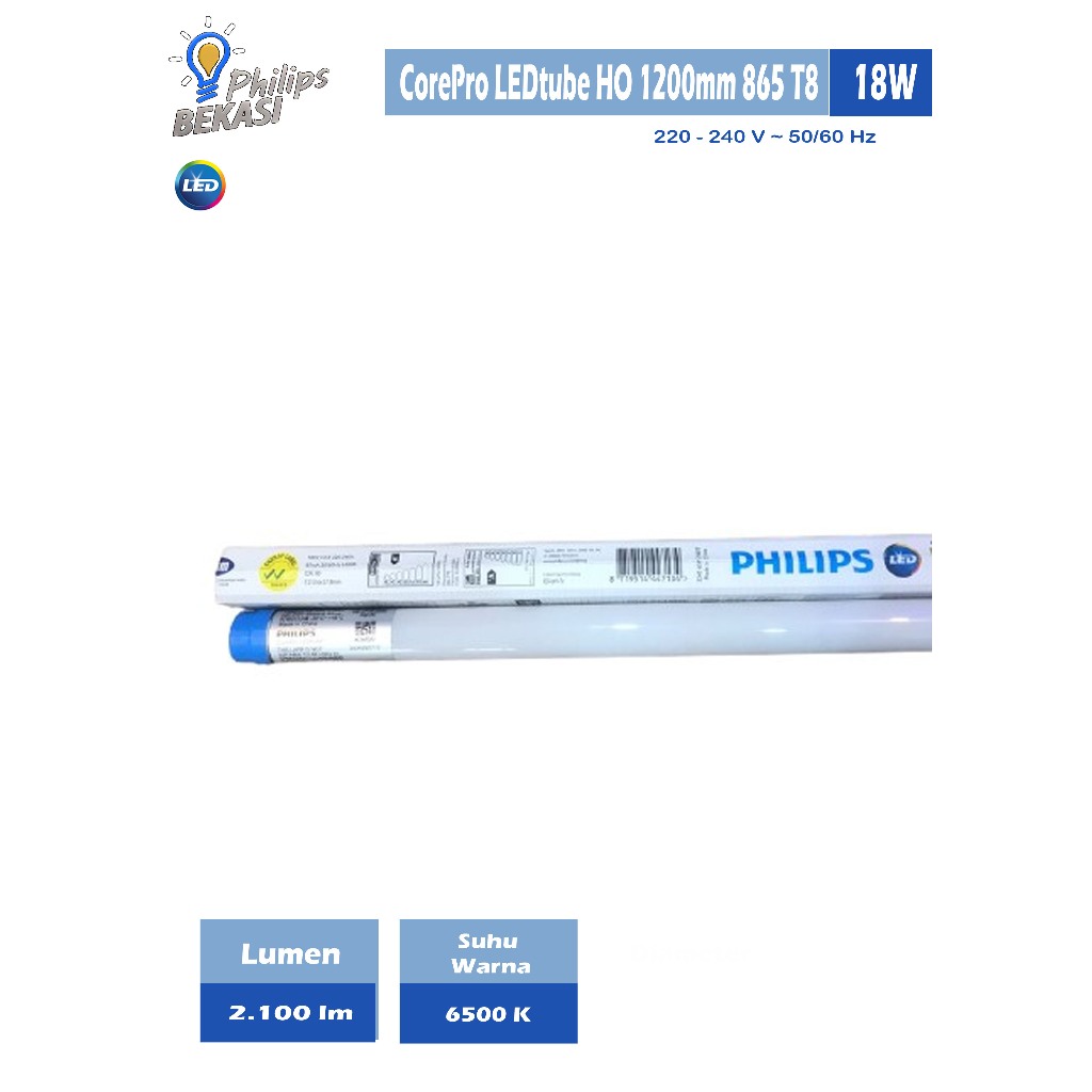 Philips Lampu TL LED Corepro 18 Watt 120 cm