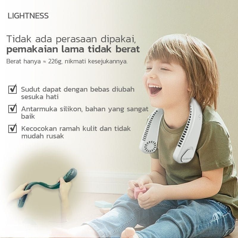 Kipas Angin Leher Portable/ Kipas Gantung Leher USB