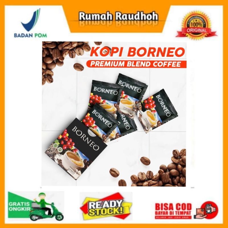

KOPI BORNEO PREMIUM BLEND COFFEE ORIGINAL BPOM PER SACHET - KOPI STAMINA PRIA