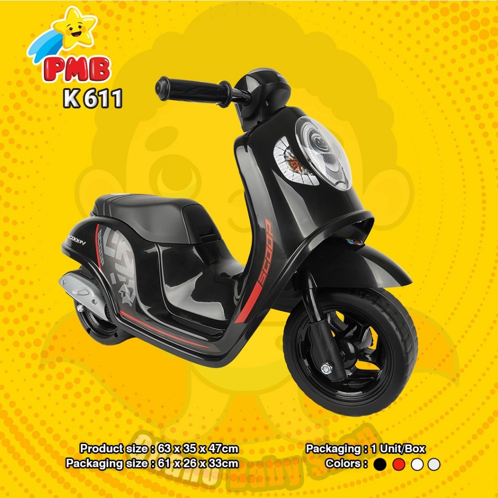 Mainan Motor Motoran Dorong Anak - Foot To Floor Honda Scoopy K611 murah/MOTOR DORONG ANAK MURAH