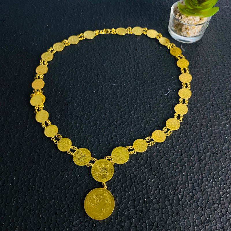 kalung koin panjang xuping