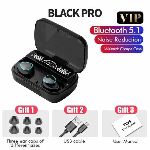 TWS M10 NEW Touch Sport Wireless Earphone Bluetooth Gaming